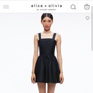 Alice & olivia black dress